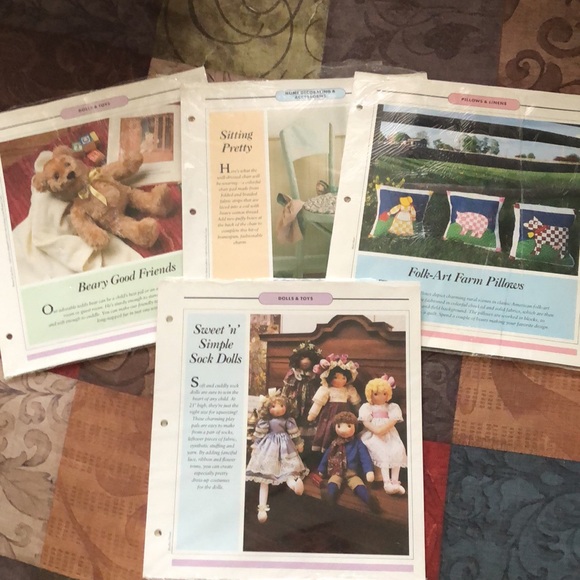 🌼Vintage🌼Two Full Binders of Crafting from Family Circle Weekend Craft Club🌺 - Picture 8 of 12